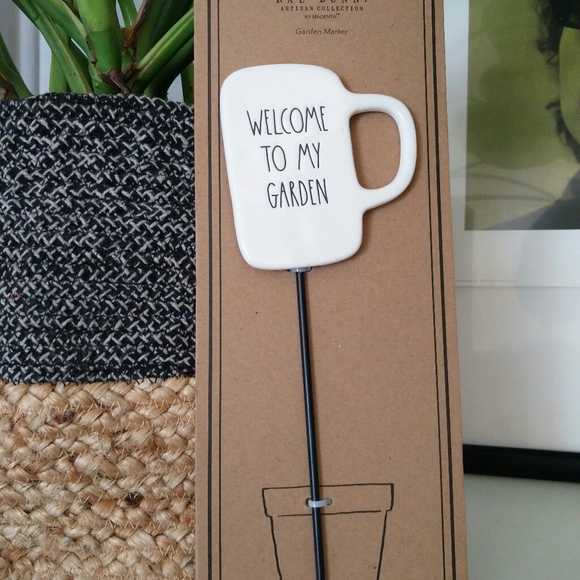 NWT Rae Dunn Garden Marker "welcome to my garden" - Picture 2 of 3